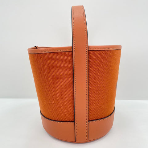 COACH Trick or Treat Bucket Bag - Halloween Pumpkin Handbag Orange WS30936