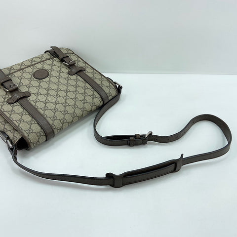 GUCCI Interlocking G Shoulder Bag beige WS30937