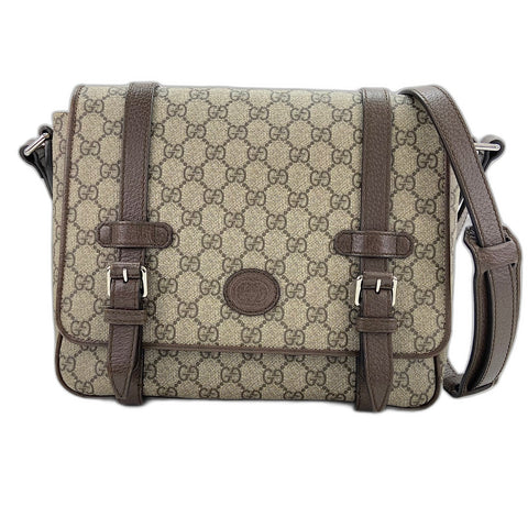 GUCCI Interlocking G Shoulder Bag beige WS30937