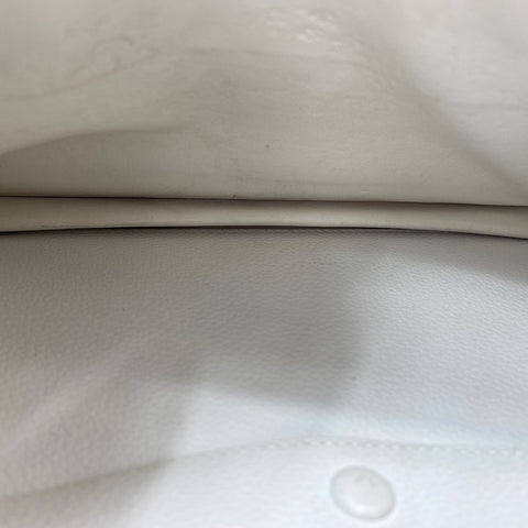 HERMES Piano 25 Handbag Box scarf white WS30939