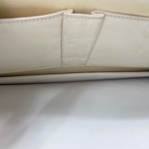 HERMES Piano 25 Handbag Box scarf white WS30939