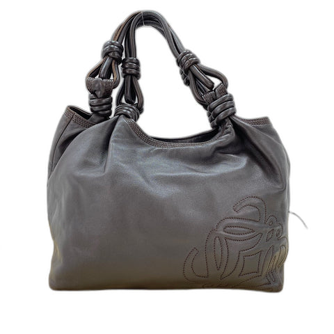 LOEWE anagram Handbag leather Brown WS30940