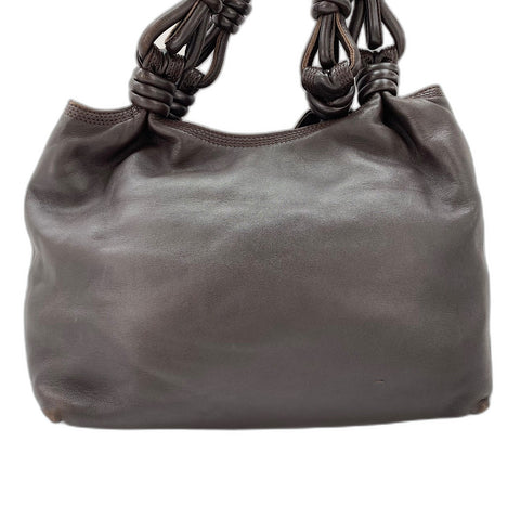 LOEWE anagram Handbag leather Brown WS30940