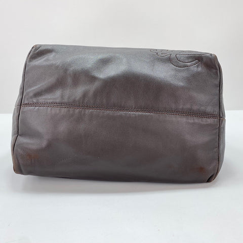LOEWE anagram Handbag leather Brown WS30940