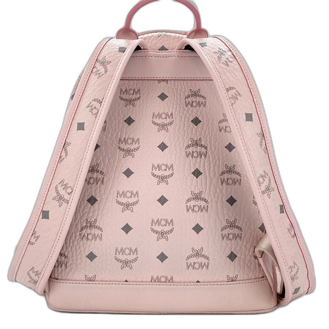 MCM Visetos studs Backpack Daypack leather pink WS30941 – NUIR VINTAGE
