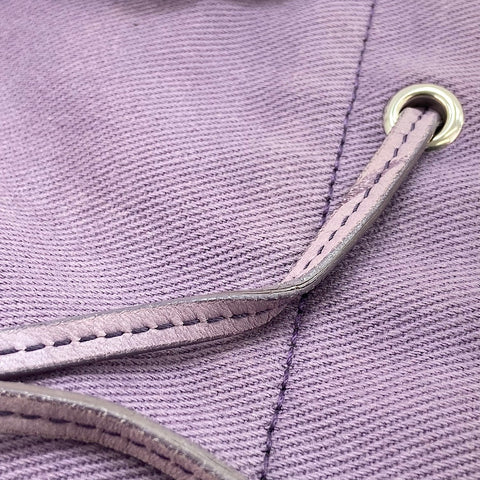 YVES SAINT LAURENT Cassandra Tote Bag canvas purple WS30942