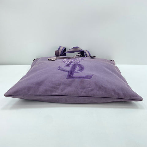 YVES SAINT LAURENT Cassandra Tote Bag canvas purple WS30942