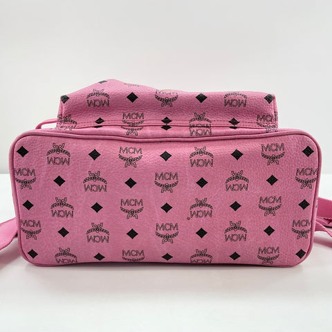 MCM Visetos studs Backpack  Daypack leather pink WS30948