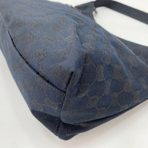 GUCCI Zucca Shoulder Bag black WS30951