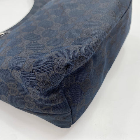 GUCCI Zucca Shoulder Bag black WS30951