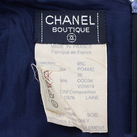 シャネル CHANEL ココマークボタン サイズ 38 1995年 スーツ ウール ...