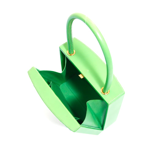 HERMES HERMES CADENA KELLY◯W-CUT手提包1993 Green WS3133