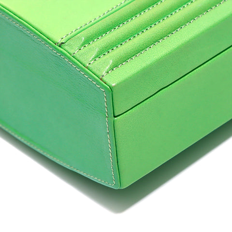 HERMES HERMES CADENA KELLY◯W-CUT手提包1993 Green WS3133