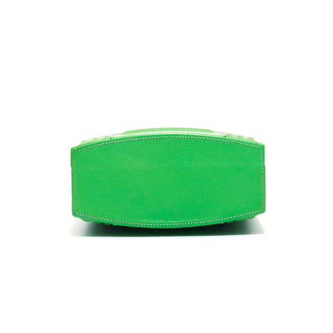 HERMES HERMES CADENA KELLY◯W-CUT手提包1993 Green WS3133