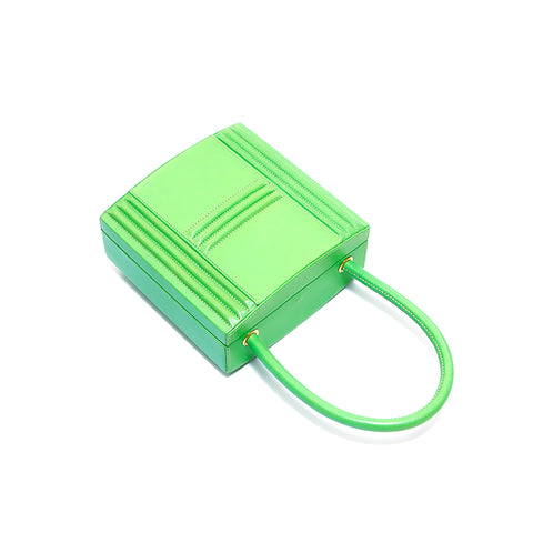 HERMES HERMES CADENA KELLY◯W-CUT手提包1993 Green WS3133