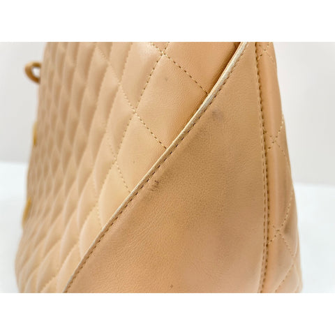 CHANEL Cambon line Tote Bag beige WS31610