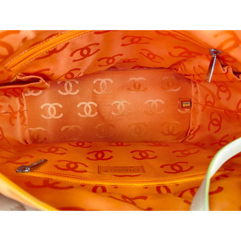 CHANEL Cambon line Tote Bag beige WS31610