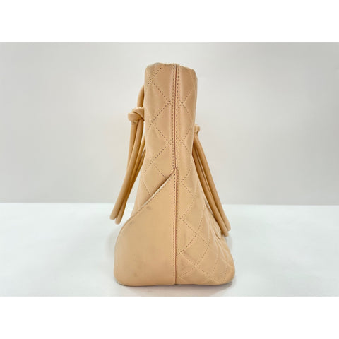 CHANEL Cambon line Tote Bag beige WS31610