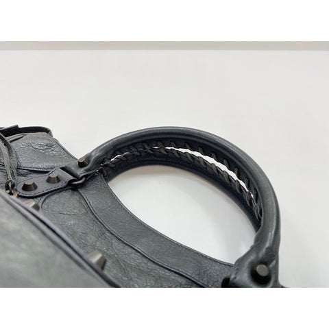 BALENCIAGA 2WAY Classic Velo Handbag gray WS31614