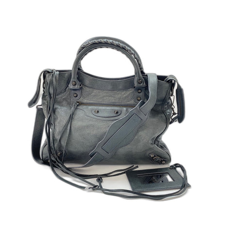 BALENCIAGA 2WAY Classic Velo Handbag gray WS31614