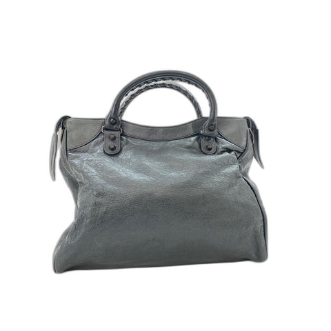 BALENCIAGA 2WAY Classic Velo Handbag gray WS31614