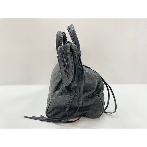 BALENCIAGA 2WAY Classic Velo Handbag gray WS31614