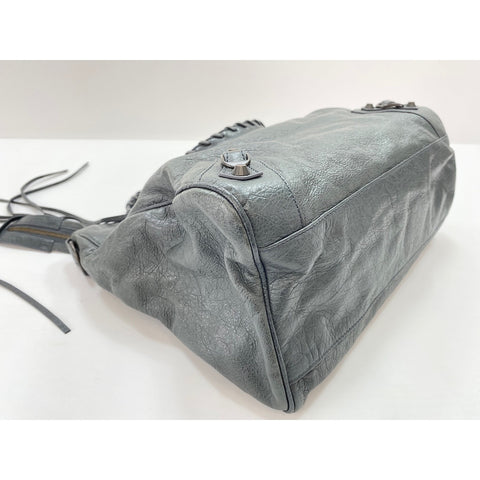 BALENCIAGA 2WAY Classic Velo Handbag gray WS31614