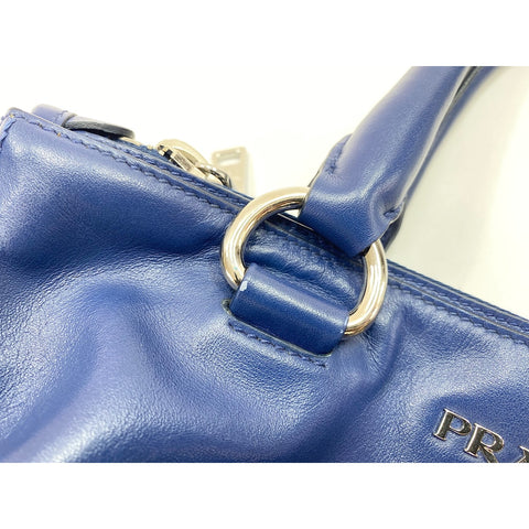 PRADA 2WAY Handbag blue WS31615