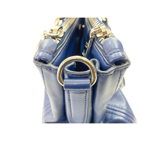 PRADA 2WAY Handbag blue WS31615