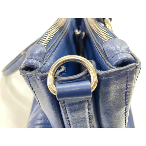 PRADA 2WAY Handbag blue WS31615