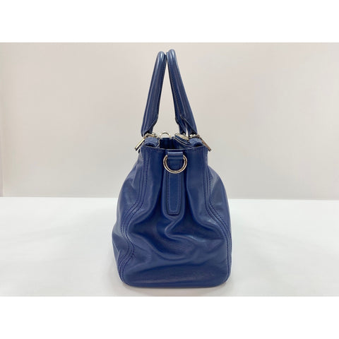 PRADA 2WAY Handbag blue WS31615