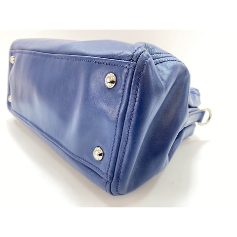 PRADA 2WAY Handbag blue WS31615