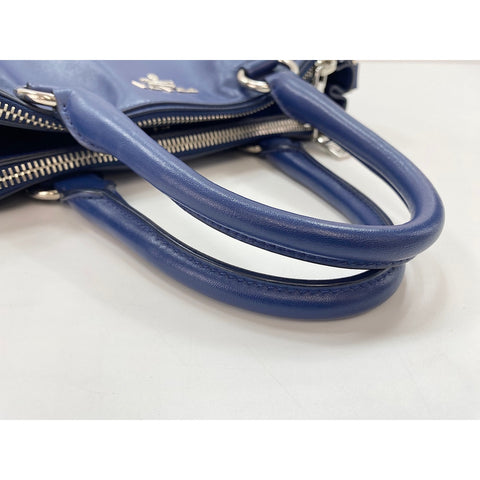 PRADA 2WAY Handbag blue WS31615