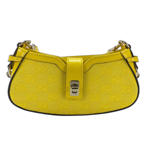 GUCCI Moonside mini Shoulder Bag yellow WS31619