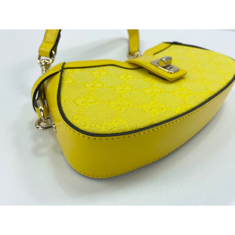 GUCCI Moonside mini Shoulder Bag yellow WS31619