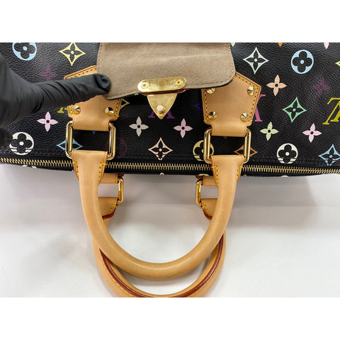 LOUIS VUITTON x Takashi Murakami Speedy 40 Handbag black WS31624