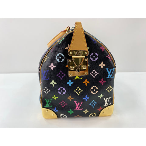LOUIS VUITTON x Takashi Murakami Speedy 40 Handbag black WS31624
