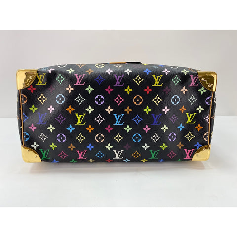 LOUIS VUITTON x Takashi Murakami Speedy 40 Handbag black WS31624