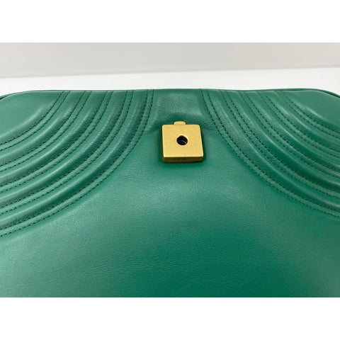 GUCCI 2WAY GG Marmont Handbag green WS31629