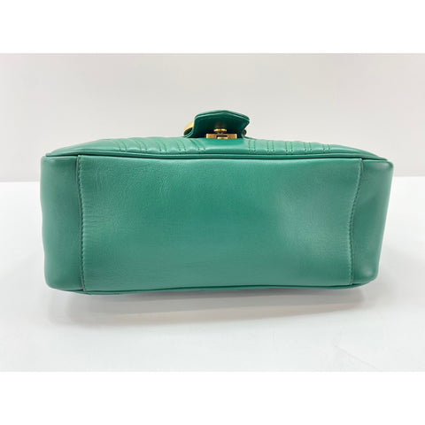 GUCCI 2WAY GG Marmont Handbag green WS31629