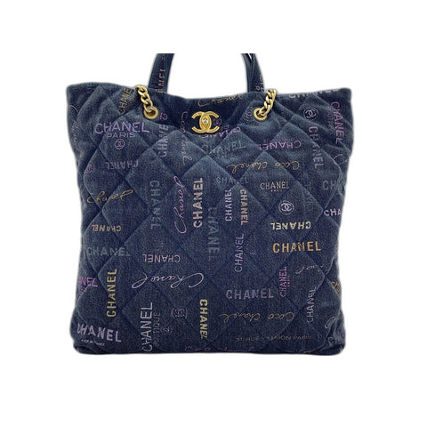 CHANEL 2-Way Maxi Dress Handbag multicolor WS31634
