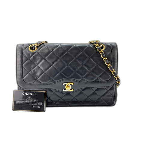 CHANEL Matrasse 25 Shoulder Bag black WS31635