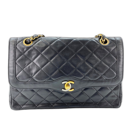 CHANEL Matrasse 25 Shoulder Bag black WS31635