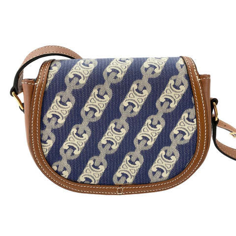 CELINE Small Maillon Shoulder Bag blue WS31636