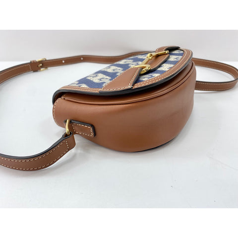 CELINE Small Maillon Shoulder Bag blue WS31636