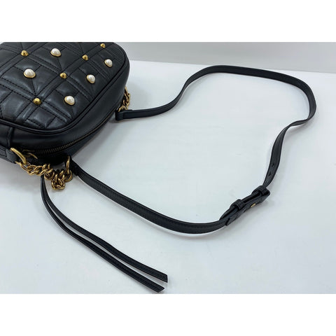 GUCCI GG Marmont Shoulder Bag black WS31637
