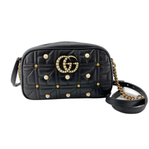 GUCCI GG Marmont Shoulder Bag black WS31637