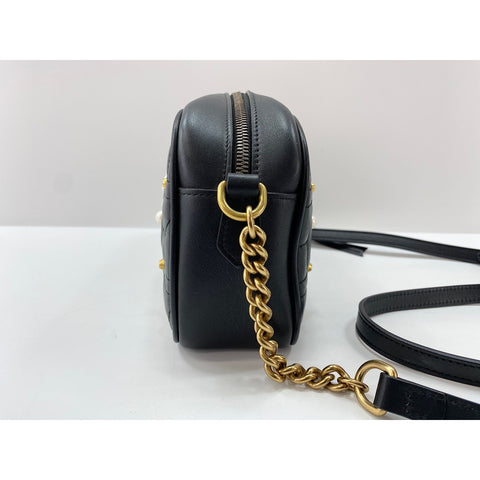 GUCCI GG Marmont Shoulder Bag black WS31637