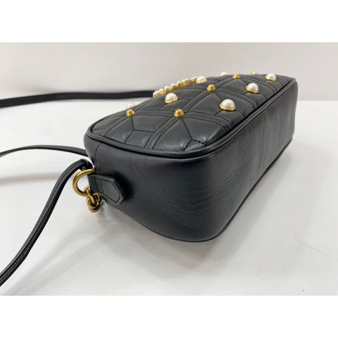 GUCCI GG Marmont Shoulder Bag black WS31637