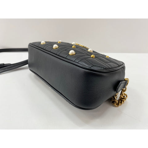 GUCCI GG Marmont Shoulder Bag black WS31637